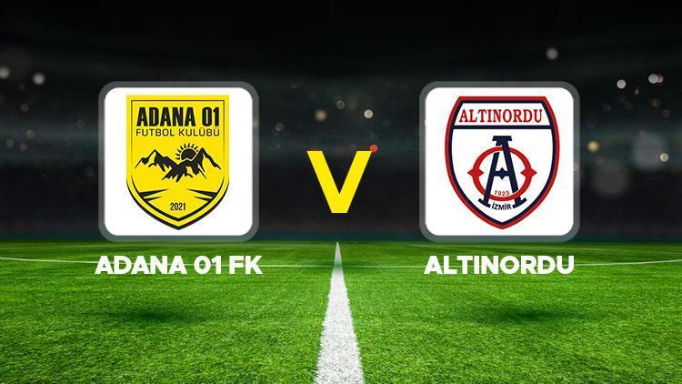 Adana 01 FK – Altınordu maçı ne vakit, saat kaçta, hangi kanalda?