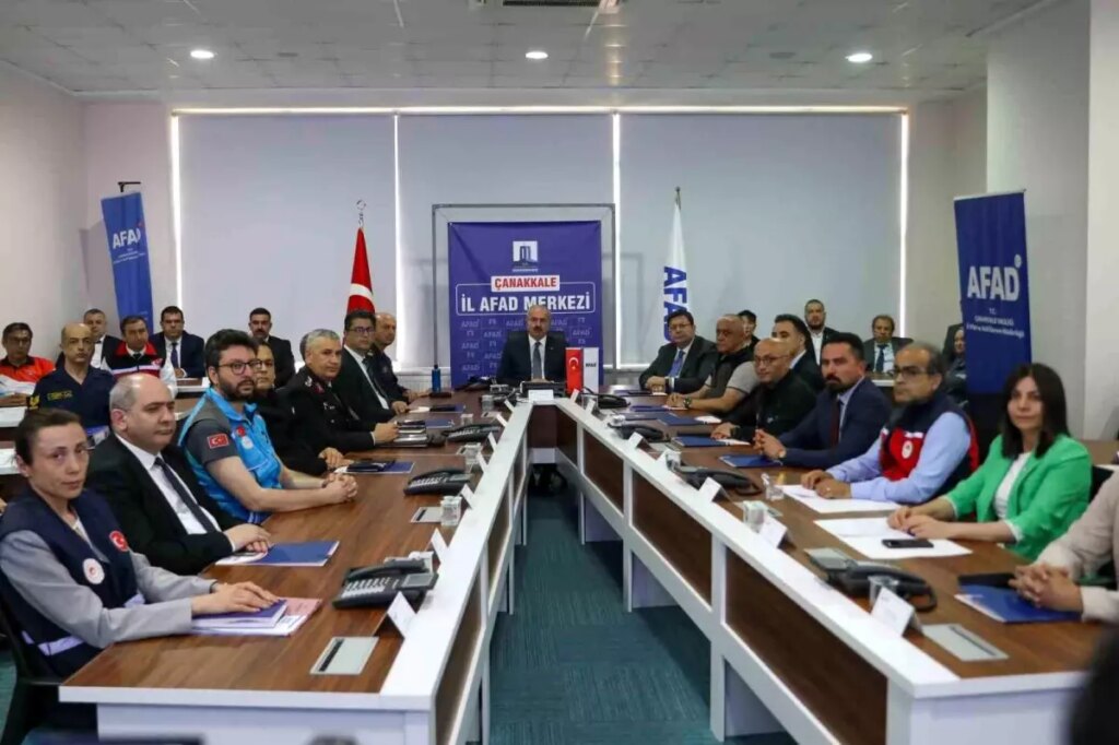 Çanakkale’de 2025 Türkiye Afet Müdahale Planı Tatbikatı Gerçekleştirildi