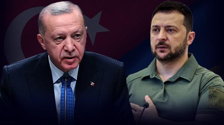Cumhurbaşkanı Erdoğan ile Ukrayna Devlet Başkanı Zelenski arasında telefon görüşmesi