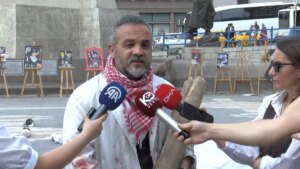 Gazze’deki Katliama Dikkat Çekmek İçin Protesto Eylemi