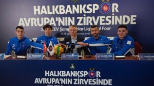 Halkbank Erkek Voleybol Takımı Polonya’daki CEV Şampiyonlar Ligi Dörtlü Finali Öncesi Basın Toplantısı Düzenledi