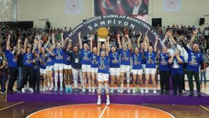 JM Çanakkale Belediyespor, Kadınlar Basketbol Süper Ligi’nde Şampiyonluk Sevinci Yaşadı