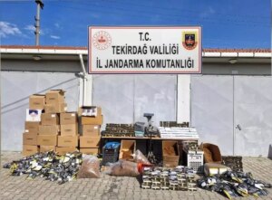 Kapaklı’da Kaçak Makaron Üretimine Darbe: Jandarma Operasyonu