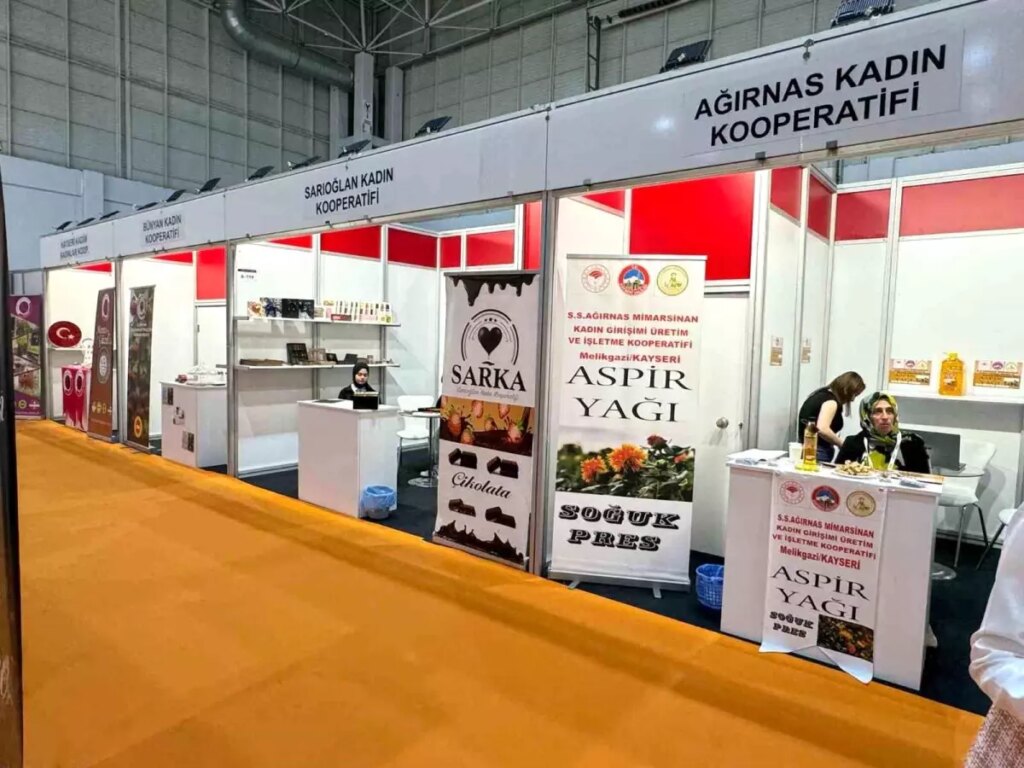 Kayseri Bayan Kooperatifleri Milletlerarası Fuar’da