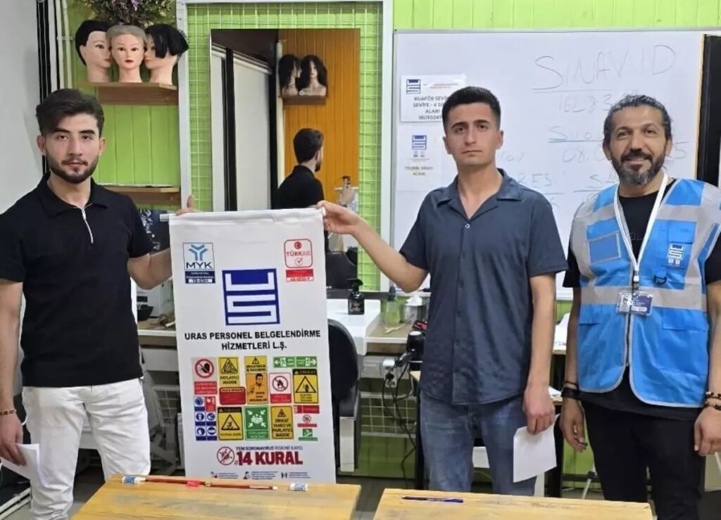 Malatya Park AVM’de Mesleki Yeterlilik Sınavı Heyecanı