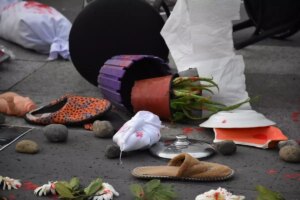 Trabzon’da Kadınlardan Oluşan Gruptan Filistin’e Dayanışma Eylemi