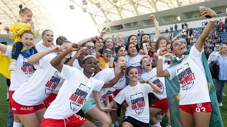 ABB FOMGET’in 2024-2025 Kadınlar Futbol Süper Ligi Şampiyonluğu Resmen Tescillendi
