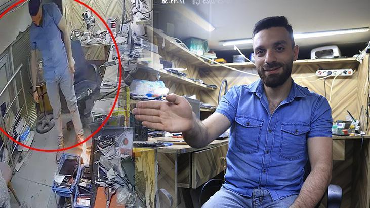 Antakya’da Telefon Patlama Anı Güvenlik Kameralarına Yansıdı