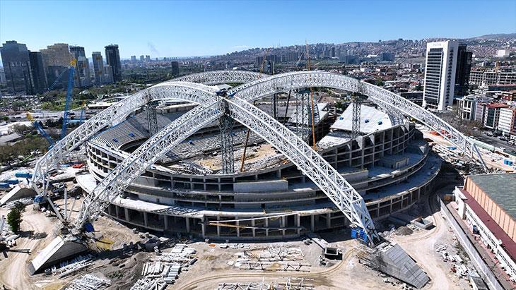 Başkentte Yeni Stadyum Projesi Hızla Yükseliyor