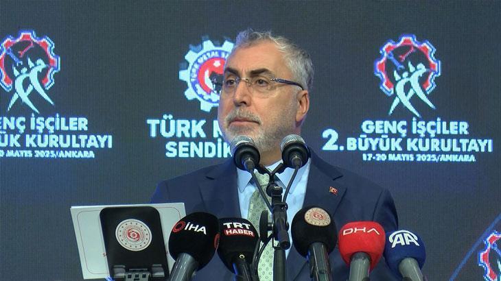 Çalışma ve Sosyal Güvenlik Bakanı Vedat Işıkhan’dan Türk Metal Sendikası Kurultayı’nda Önemli Açıklamalar