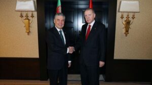 Cumhurbaşkanı Erdoğan ve Türkmenistan Lideri Berdimuhammedov’un Görüşmesi