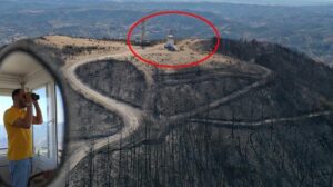 Gaziemir Orman İşletme Müdürlüğü’nde Yangın Gözetleme Kahramanı Alper Efeoğlu’nun Cesur Mücadelesi