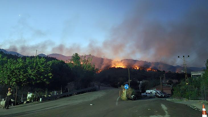 İlçede Çökek Yaylası’nda Orman Yangını Kontrol Altına Alınıyor