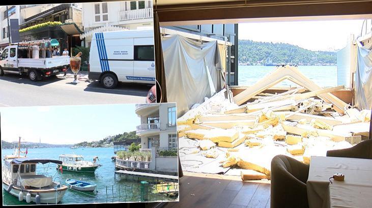 İstanbul Beşiktaş’ta Deniz Kenarındaki İzinsiz Yapılara Karşı Mücadele