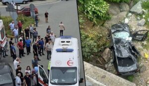 Kaza Haberi: Karadeniz Sahil Yolu Sümer Köyü Yalı Mevkiinde Trafik Kazası