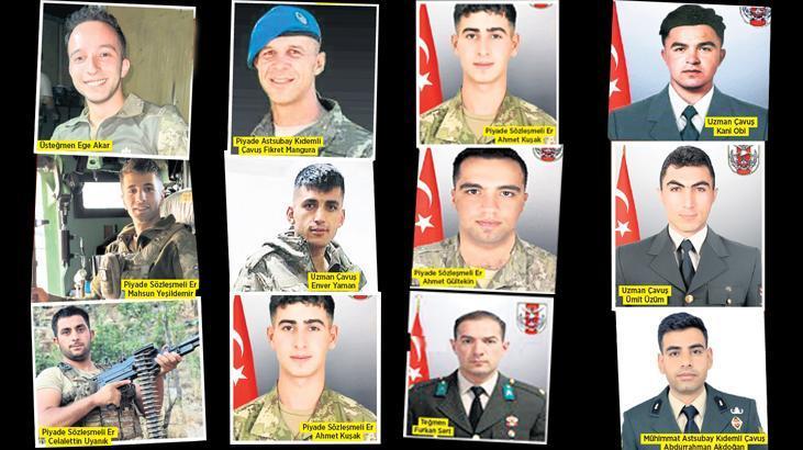 Pençe-Kilit Harekatında Şehit Sayısı Artıyor: 12 Askerimiz Hakkın Rahmetine Kavuştu