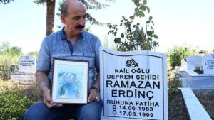 17 Ağustos’un acısı dinmedi! Nail Erdinç, 26 yıldır enkazda kaybettiği oğlunu anıyor