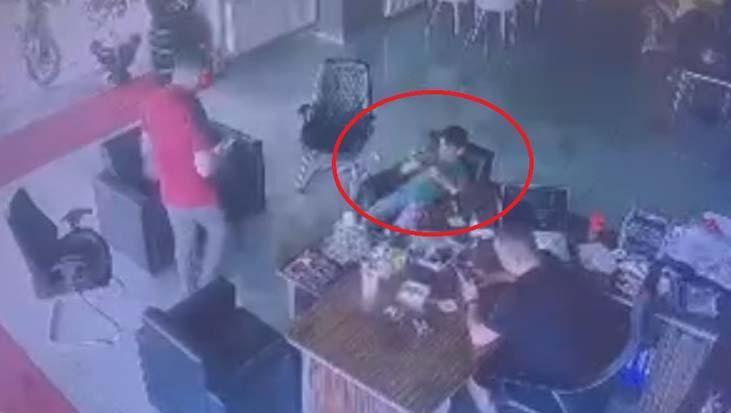 8 yaşındaki Ege’nin ağır yaralandığı oto galeriye saldırı kamerada