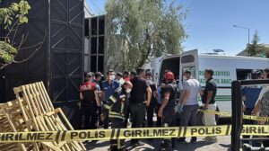 Atık yağ tankına düşen anne ile oğlu öldü