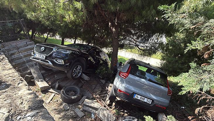 Bahar S. Kontrolden Çıkan Ciple Otoparktan Çıktı, Ağaçlık Alanda Uçtu