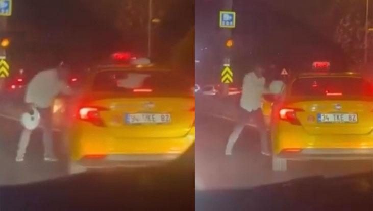 Beykoz ve Küçükçekmece’de Yol Verme Gerginliği Kameralarda