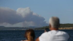 Çanakkale Gelibolu’da orman yangını! Havadan karadan müdahale