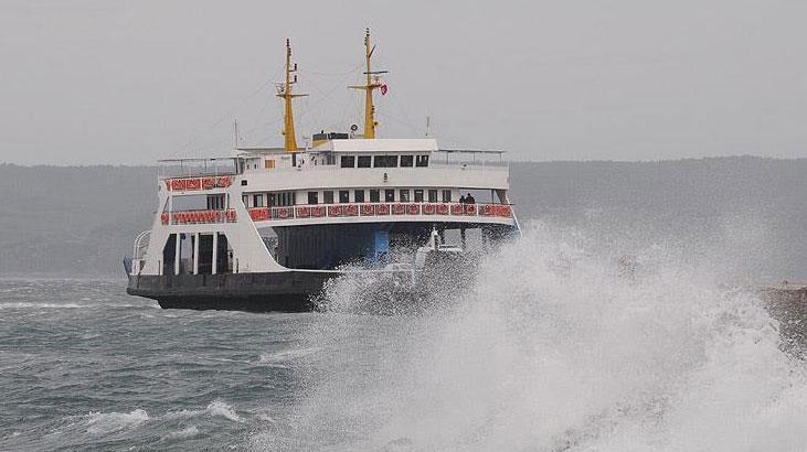 Deniz ulaşımına fırtına engeli! Seferler peş peşe iptal edildi