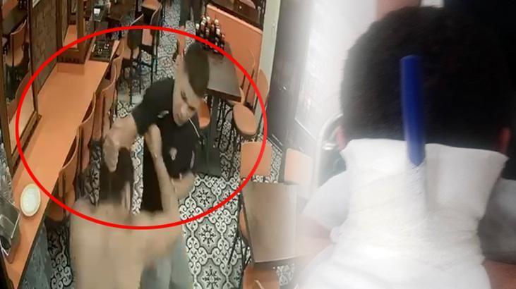 Ensesine saplanan bıçakla hastaneye gitti! Dehşet dolu anlar kamerada