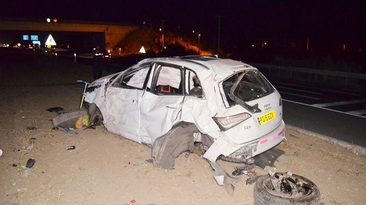 İngiltere’den tatile geldiler, Aksaray’da takla attılar: 2 ölü, 3 yaralı