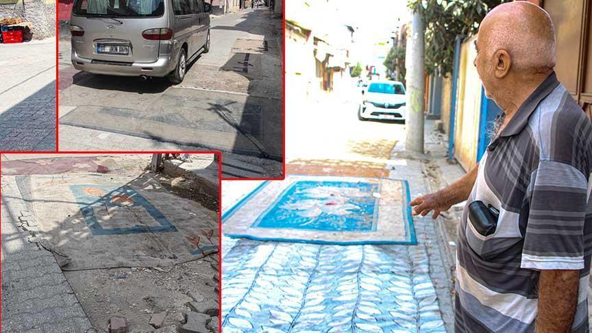 Mahalleli yollara halı serdi, sebebi şaşırttı: Kapılarımızı açamıyoruz
