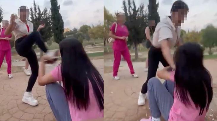 Mersin’de genç kızların kavgası kan dondurdu!