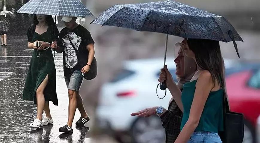 Meteoroloji yeni harita paylaştı ve tek tek uyardı! 15 ile sağanak ve fırtına geliyor