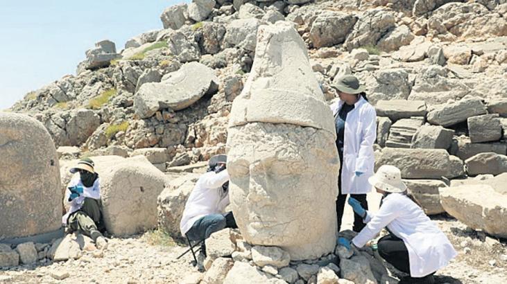 Nemrut Dağı’nda Nano Teknolojiyle Taşı Güçlendirme: Eserler Üzerinde Üç Hafta Süren Müdahale