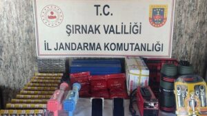 Şırnak’ta 8 milyon TL değerinde kaçak malzeme ele geçirildi