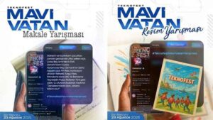 Teknofest’te ‘Mavi Vatan’ makale ve resim yarışması