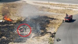 Boş Arazide Salça Kaynatarken Yangın Vere Neden Olduğu İddiası ve Şüpheli Davranış