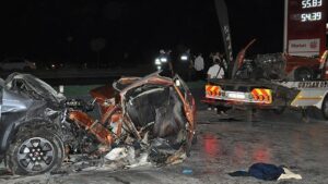 Caferbey Kavşağı Yakınında Zincirleyen Kaza: İki Araç Çarpıştı, 5 Kişi Hayatını Kaybetti