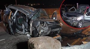 Farabi Bulvarı’nda Korkutan Kaza: Takla atan otomobilde 1 kişi hayatını kaybetti, 2 yaralı