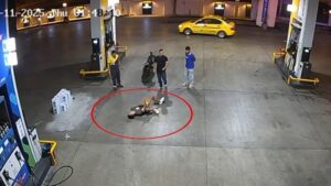 Girne Bulvarı’ndaki Akaryakıt İstasyonunda Yaşanan Bıçak Gibi Olay: Tek Yumrukla Baygınlık