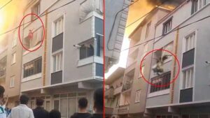 Gürsu Yenidoğan’da Yangın: Camdan Atlayan Büyükanne ve Torunu Kurtuldu
