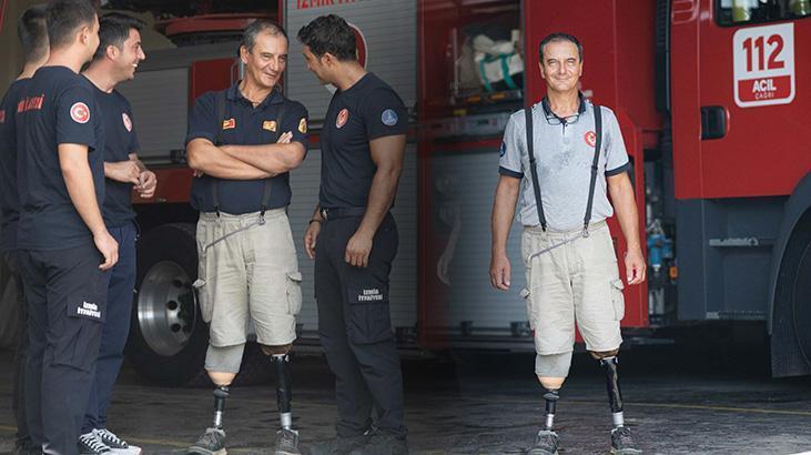 İtfaiyecilik Haftası’nda Mümtaz Zarplı’nın Azmi ve Engelleri Aşma Hikayesi