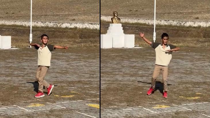 Kars’ta 5’inci Sınıf Öğrencisinin Kafkas Dansı Sosyal Medyada Viral Oldu