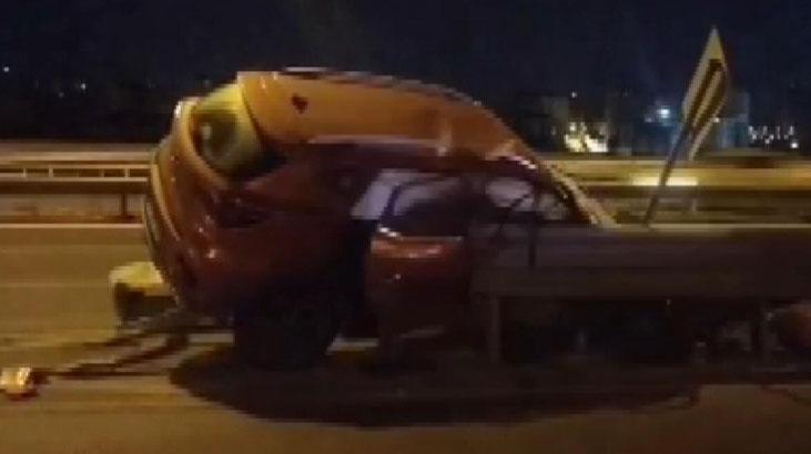 TEM Otoyolu Çamlıca Bağlantı Yolunda Yaşanan Kaza: 4 Araçlık Zincirleme Olayda 3 Yaralı