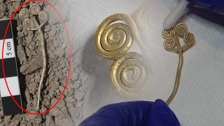 Troya’nın Derinliklerinden Gün Yüzüne Çıkan Değerli Buluntular: Altın Broş ve Yeşim Taşı