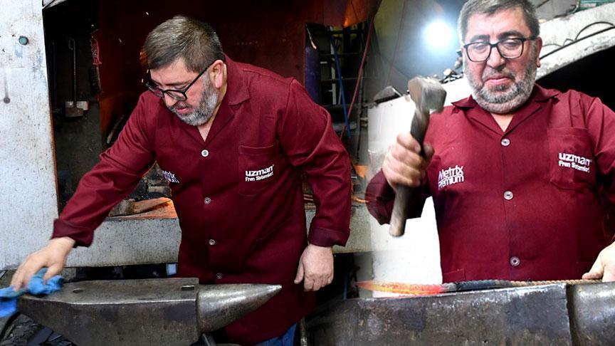 Ahi Esnafı Ahmet Yavuz’un 45 Yıllık Demircilik Yolu ve Berat Sevinci