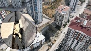 Deniz Sitesi’nde 17 Katlı Bina ve İnşaat Kayması: Tahliye ve Endişe