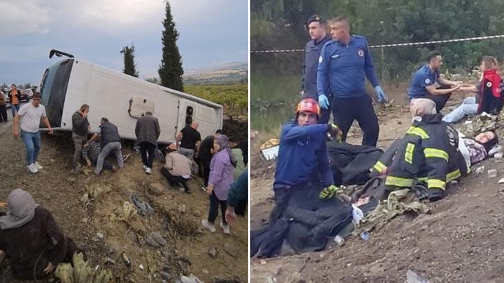 Denizli-Buldan Yolunda Otobüs Kazası: Yolcu Vefat, Çok Sayıda Yaralı