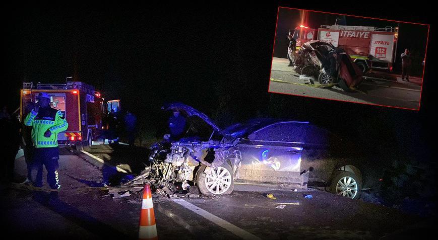 Eskişehir- Ankara Karayolu Kazasında 1 Ölü 4 Yaralı: Vekil Gürcan ve Yetkili Ekipler Sorumluluk Anında