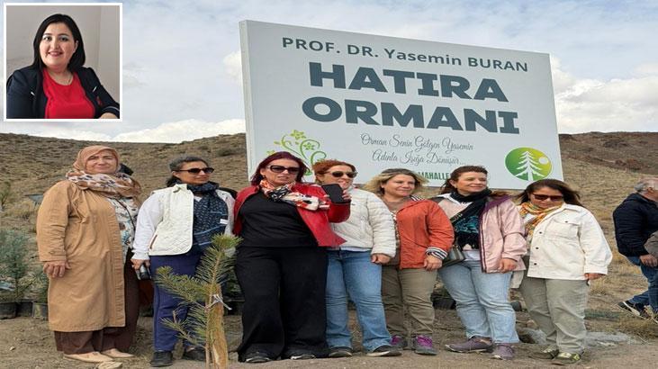 Hatıra Ormanı: Prof. Dr. Yasemin Buran Çırak İçin Bala’da İlk Fidanlar Dikti