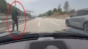 Osmangazi’de Olası Tehlikeli An: Yaya ve Sürücünün Kritik Anı